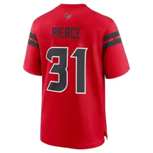 H.Texans #31 Dameon Pierce Alternate Game Jersey - Red American Football Jerseys