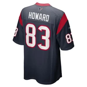 H.Texans #83 O.J. Howard Navy Game Player Jersey Stitched American Football Jers