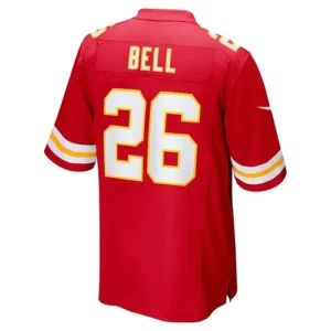 KC.Chiefs #26 Le'Veon Bell Red Game Player Jersey Stitched American Football Jer