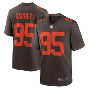 Men's Cleveland_Browns Myles Garrett Brown Alternate Game Jersey