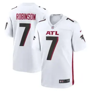 Men's Nike Bijan Robinson White Atlanta Falcons 2023 NFL Draft First Round Pick