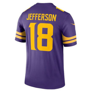 MN.Vikings #18 Justin Jefferson Purple Alternate Legend Jersey Stitched American