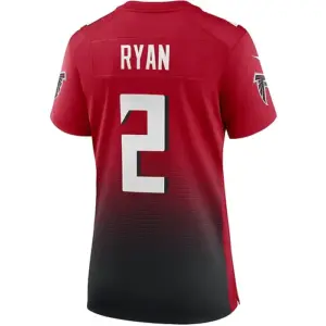 A.Falcons #2 Matt Ryan Red 2nd Alternate Game Jersey Stitched American Football