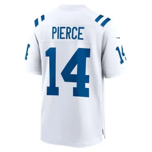 IN.Colts #14 Alec Pierce White Away Game Player Jersey Stitched American Footbal