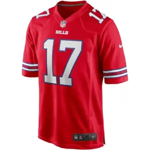 Men's Nike Josh Allen Red Buffalo Bills Alternate Game Player Jersey