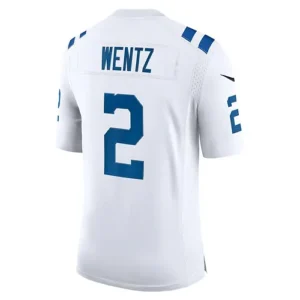 IN.Colts #2 Carson Wentz White Vapor Limited Jersey Stitched American Football J