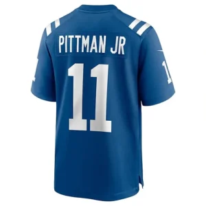 IN.Colts #11 Michael Pittman Jr. Royal Game Player Jersey Stitched American Foot