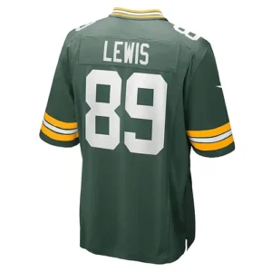 GB.Packers #89 Marcedes Lewis Green Game Jersey Stitched American Football Jerse