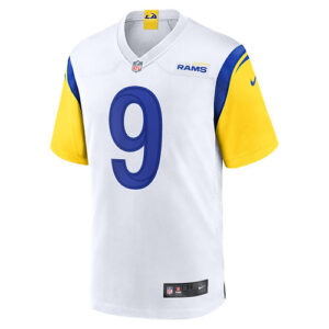 Men's Nike Matthew Stafford White Los Angeles Rams Alternate Player Game Jersey