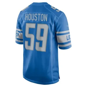 D.Lions #59 James Houston Blue Player Game Jersey Stitched American Football Jer