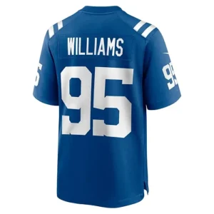 IN.Colts #95 Chris Williams Royal Game Player Jersey Stitched American Football