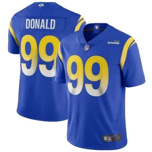 2022 Los_Angeles_RAMS 99 DONALD 10 KUPP 9 STAFFORD 16 GOFF Creamy Blue White Foo