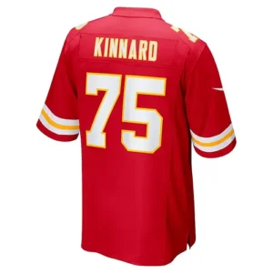 KC.Chiefs #75 Darian Kinnard Red Game Player Jersey Stitched American Football J