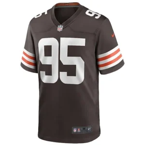 Men's Cleveland_Browns Myles Garrett Brown Player Game Jersey