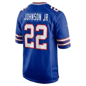 B.Bills #22 Duke Johnson Royal Game Jersey American Stitched Football Jerseys