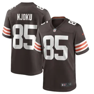 Men's Cleveland_Browns David Njoku Brown Player Game Jersey