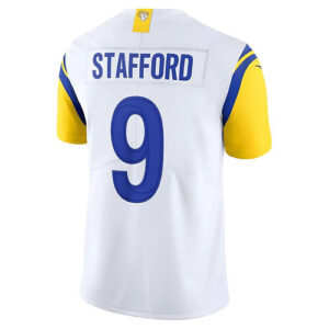 LA.Rams #9 Matthew Stafford White Alternate Vapor Limited Jersey Stitched Americ