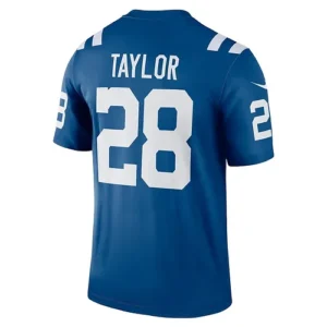 IN.Colts #28 Jonathan Taylor Royal Legend Jersey Stitched American Football Jers