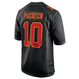 KC.Chiefs #10 Isiah Pacheco Black Super Bowl LVIII Carbon Fashion Game Player Je