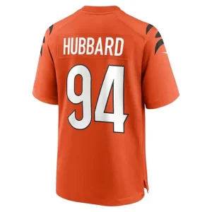 C.Bengals #94 Sam Hubbard Orange Alternate Game Jersey Stitched American Footbal