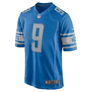 Men's Detroit_Lions Jameson Williams Blue Player Game Jersey