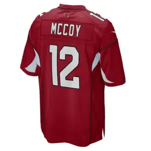 A.Cardinals #12 Colt McCoy Cardinal Game Jersey Stitched American Football Jerse