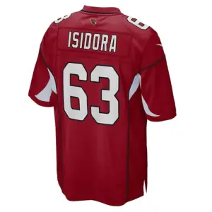 A.Cardinals #63 Danny Isidora Cardinal Game Player Jersey Stitched American Foot