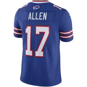 B.Bills #17 Josh Allen Royal Vapor Untouchable Limited Jersey American Stitched