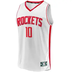 Men's Fanatics Branded Jabari Smith Jr. White Houston Rockets Fast Break Replica