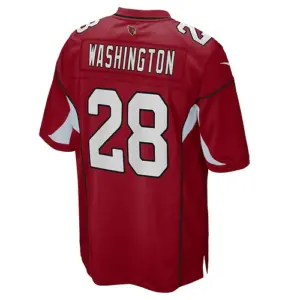 A.Cardinals #28 Charles Washington Cardinal Game Jersey Stitched American Footba