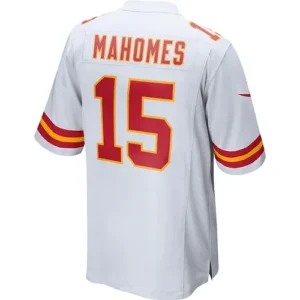 KC.Chiefs #15 Patrick Mahomes White Game Jersey Stitched American Football Jerse