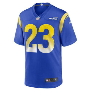 Men's Los_Angeles_Rams Kyren Williams Royal Game Player Jersey