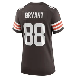 C.Browns #88 Harrison Bryant Brown Game Jersey Stitched American Football Jersey