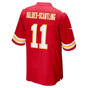 KC.Chiefs #11 Marquez Valdes-Scantling Red Game Jersey Stitched American Footbal