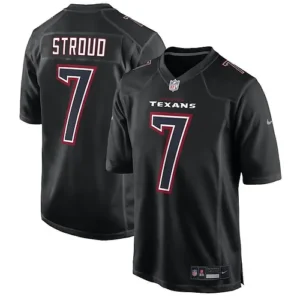 Men's Houston_Texans C.J. Stroud Black Fashion Game Jersey