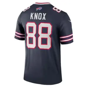 B.Bills #88 Dawson Knox Navy Inverted Legend Jersey Stitched American Football J