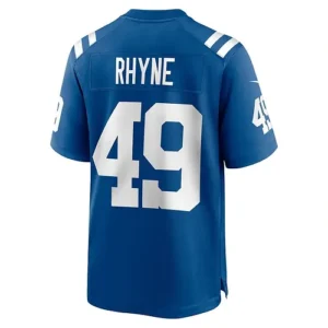 IN.Colts #49 Forrest Rhyne Royal Game Player Jersey Stitched American Football J