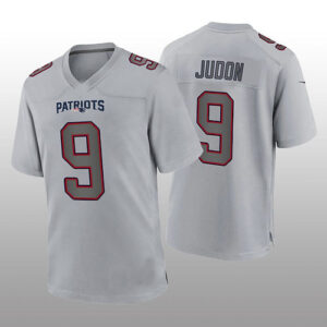 NE.Patriots #9 Matthew Judon Gray Atmosphere Game Jersey Stitched American Footb