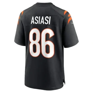 C.Bengals #86 Devin Asiasi Black Game Player Jersey Stitched American Football J