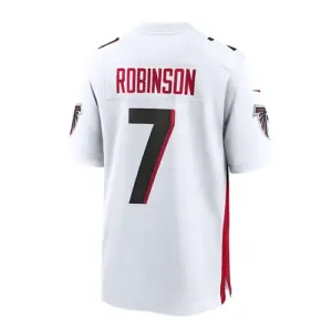 ?  A.Falcons #7 Bijan Robinson Draft First Round Pick Game Jersey - White Stitched