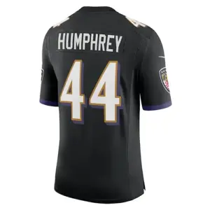 B.Ravens #44 Marlon Humphrey Black Vapor Limited Jersey Stitched American Footba