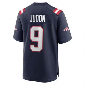 NE.Patriots #9 Matt Judon Navy Game Player Jersey Stitched American Football Jer