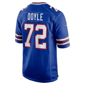 B.Bills #72 Tommy Doyle Royal Game Player Jersey American Stitched Football Jers