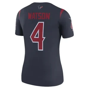 H.Texans #4 Deshaun Watson Color Rush Legend Jersey Navy Stitched American Footb