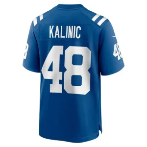 IN.Colts #48 Nikola Kalinic Royal Game Player Jersey Stitched American Football