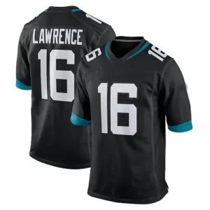 J.Jaguars #16 Trevor Lawrence Black Alternate Player Game Jersey Stitched Ameri