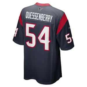 H.Texans #54 Scott Quessenberry Navy Game Player Jersey Stitched American Footba