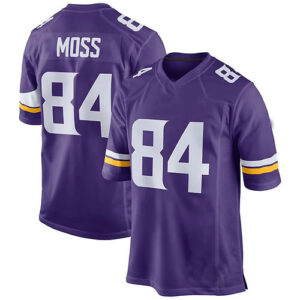 MN.Vikings #84 Randy Moss Purple Retired Player Game Jersey Stitched American Fo