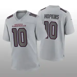 A.Cardinals #10 DeAndre Hopkins Gray Atmosphere Fashion Game Jersey Stitched Ame