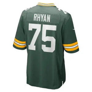 GB.Packers #75 Sean Rhyan Green Game Player Jersey Stitched American Football Je